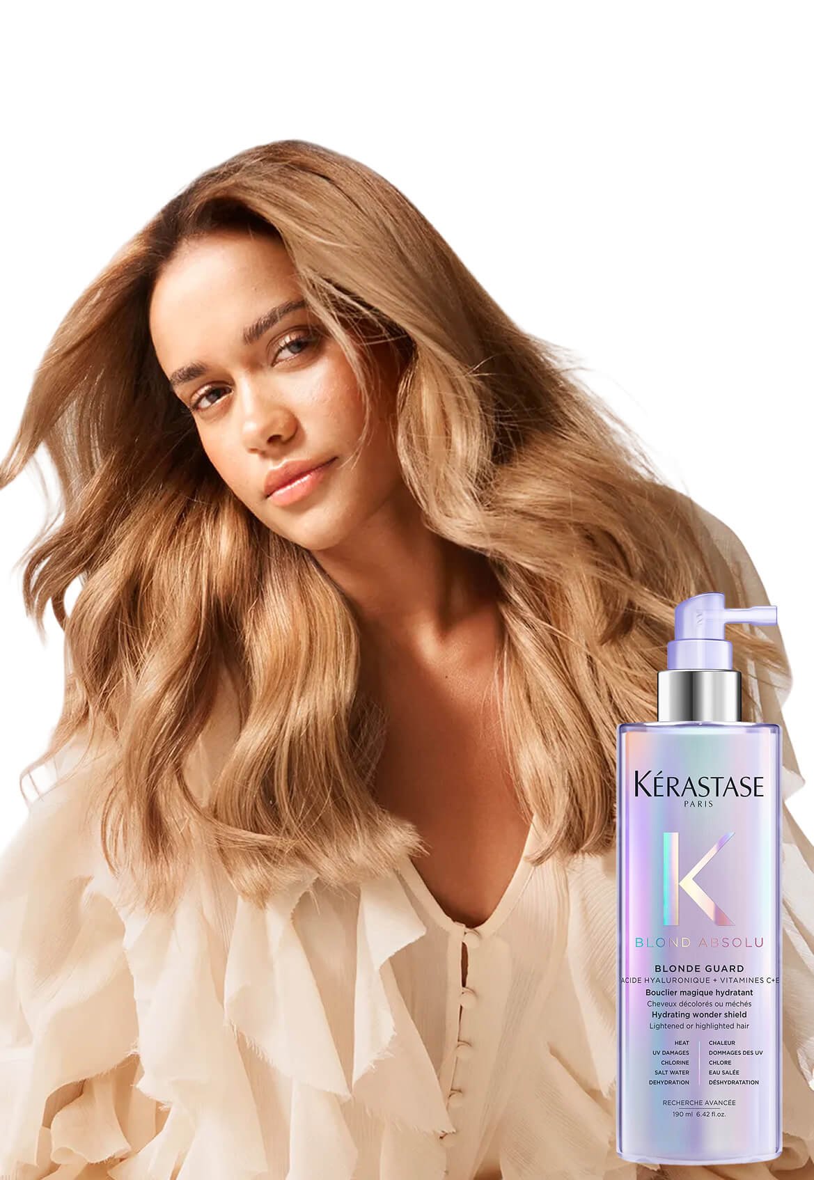 Woman & product